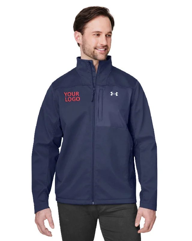 Cool Men's Pea CoatsUnder Armour Men's ColdGear InfraRed Shield Branded Jackets, Navy