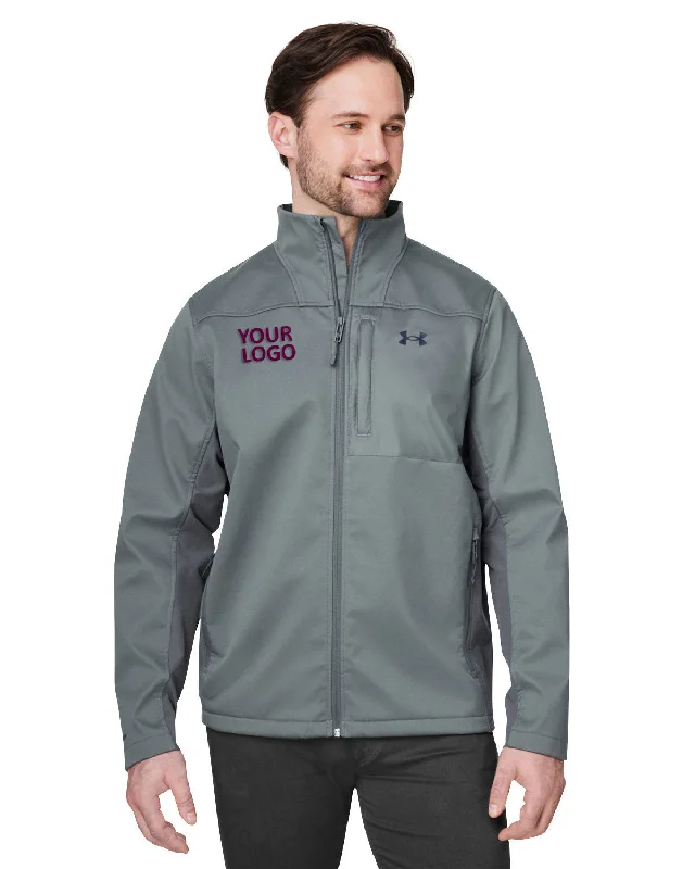 Men's Coats for All SeasonsUnder Armour Men's ColdGear InfraRed Shield Branded Jackets, Petrol Grey