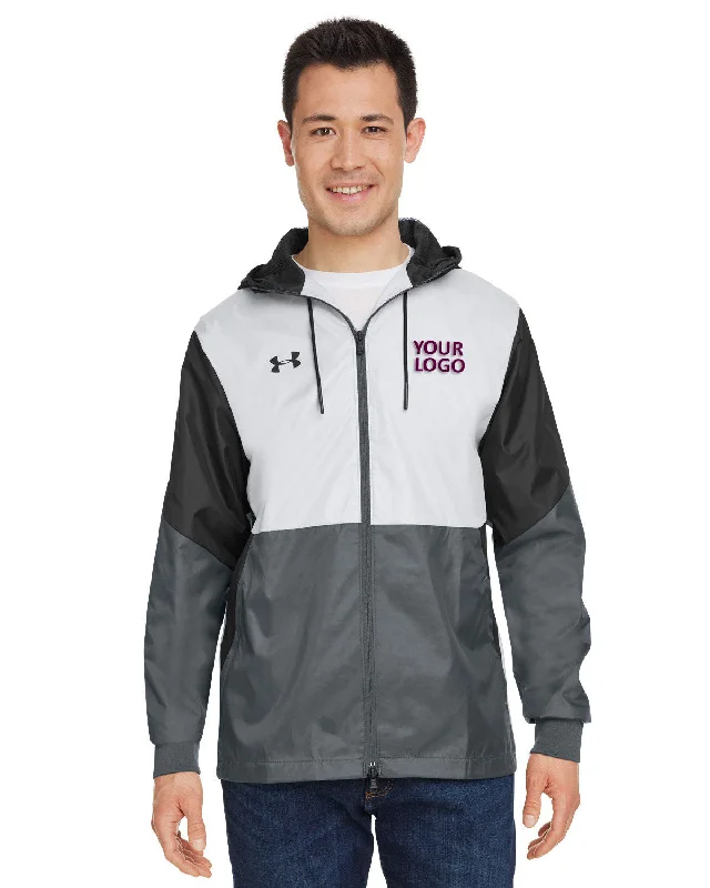 Men's Coats with Snap ButtonsUnder Armour Men's Team Legacy Branded Jackets, Black