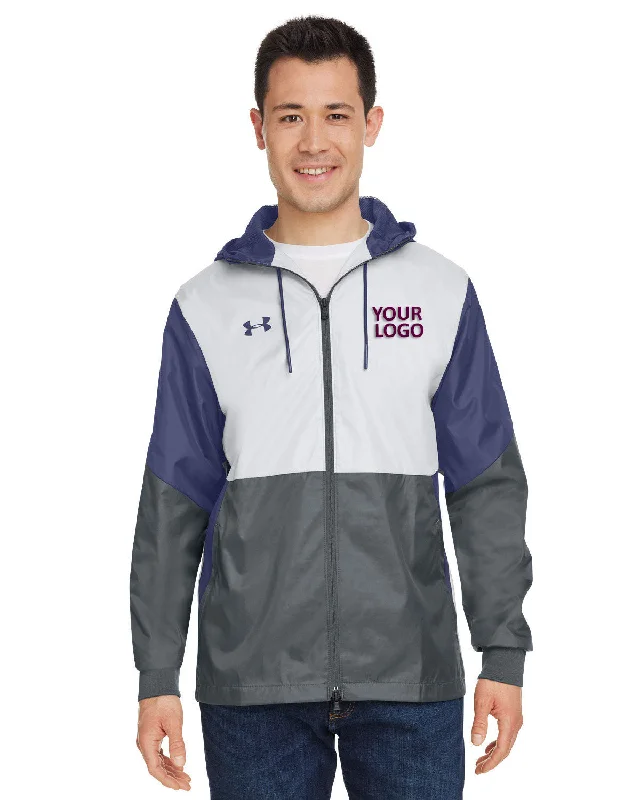 Men's Coats with Removable LiningsUnder Armour Men's Team Legacy Branded Jackets, Navy