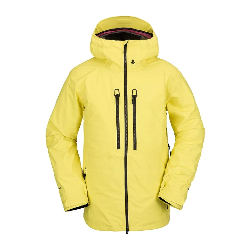 Cool Men's Pea CoatsVolcom 2023 Gore-Tex Guide Jacket - Citron